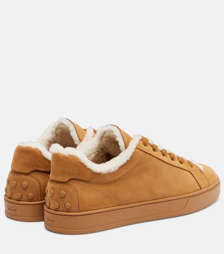 Sneakers classiche in suede con fodera in shearling - Tod's - Modalova