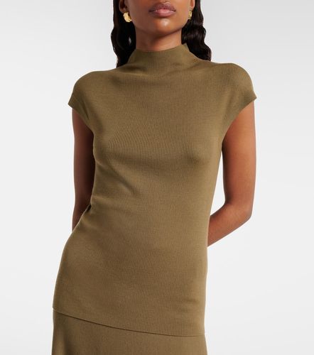 Ribbed-knit virgin wool top - Jardin des Orangers - Modalova