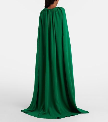 Cyclamen silk-blend georgette kaftan - Oscar de la Renta - Modalova