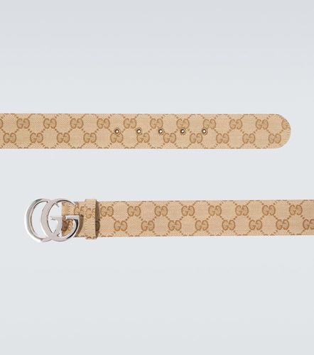 Gucci Flat Marmont GG Canvas belt - Gucci - Modalova