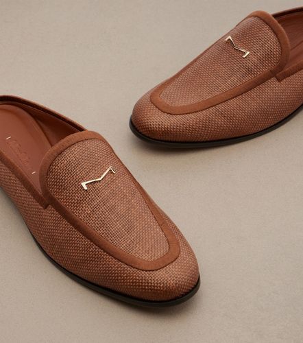 Amito leather-trimmed raffia mules - Max Mara - Modalova
