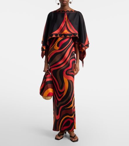 Abito lungo Marmo and Fari in twill di seta - Pucci - Modalova