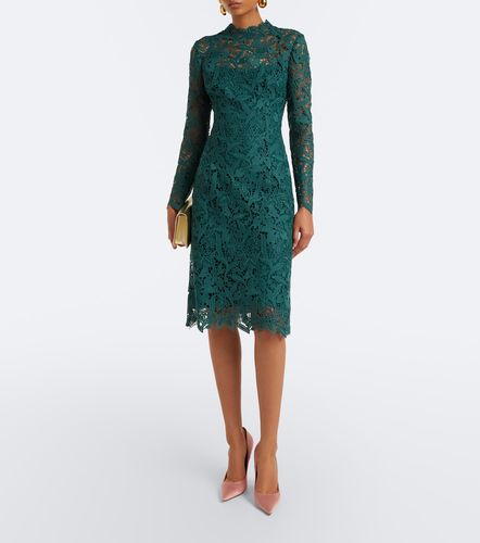 Abito corto in pizzo - Monique Lhuillier - Modalova