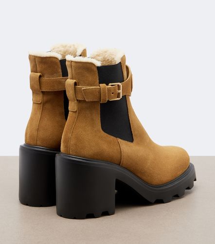 Stivaletti Beatle VLogo in suede - Valentino Garavani - Modalova