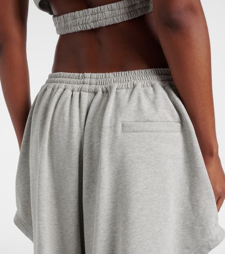 Alaia Cotton-blend fleece crop top - Alaia - Modalova