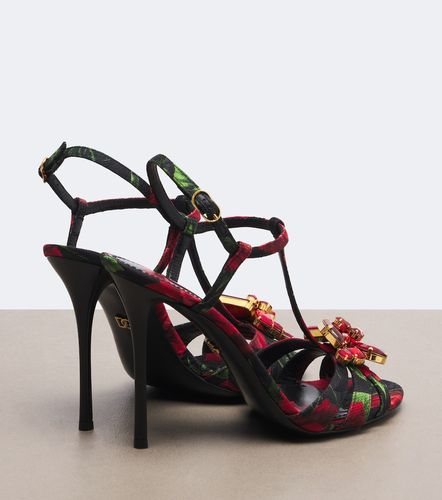 Embellished floral sandals - Dolce&Gabbana - Modalova