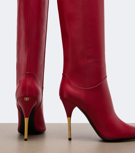 Botas mosqueteras Deboot de piel - Valentino Garavani - Modalova