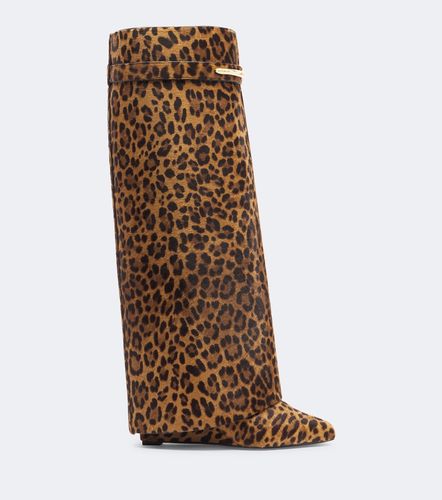 Shark Pinch calf hair knee-high boots - Givenchy - Modalova