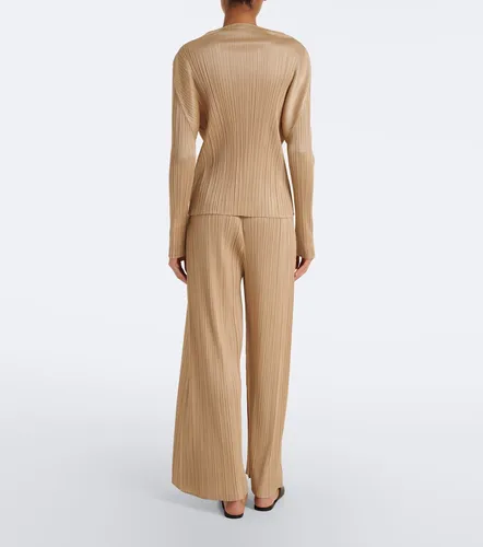 Monthly Colors: October – Pantaloni a gamba larga plissé - Pleats Please Issey Miyake - Modalova