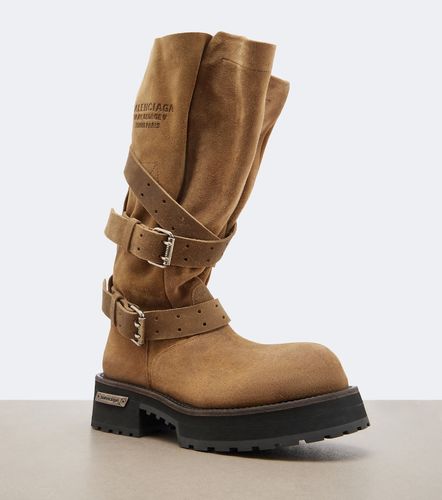 Botas biker Venom de ante - Balenciaga - Modalova