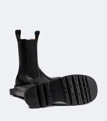 Lug leather ankle boots - Bottega Veneta - Modalova
