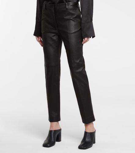 Coleman mid-rise leather pants - Joseph - Modalova