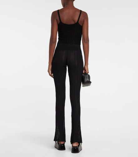 Giulio rIbbed-knit flared pants - Petar Petrov - Modalova
