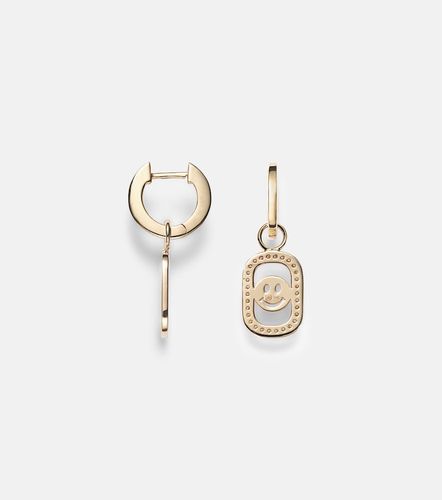 Open Icon 14kt drop earrings with diamonds - Sydney Evan - Modalova