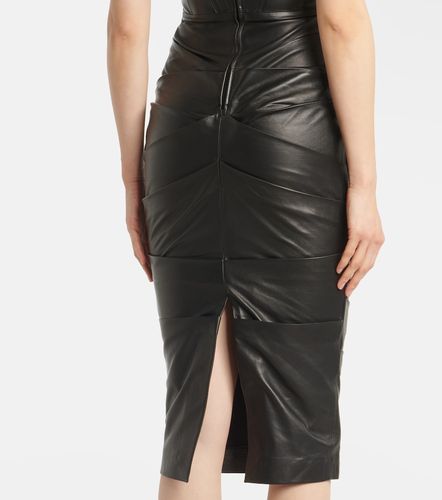 Alex Perry Midikleid aus Leder - Alex Perry - Modalova