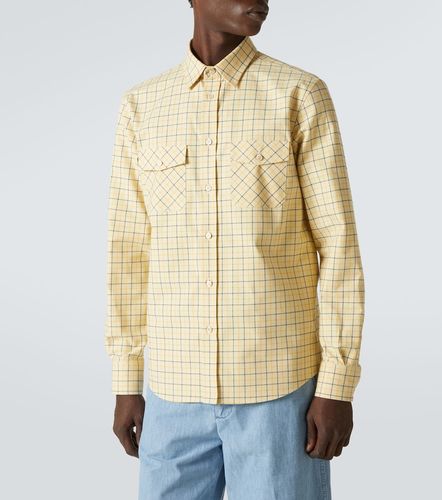 Camicia in cotone a quadri - Valentino - Modalova