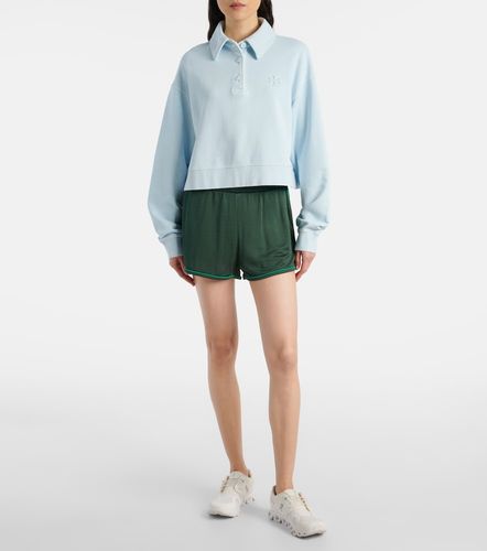 Cotton terry polo sweater - Tory Burch - Modalova