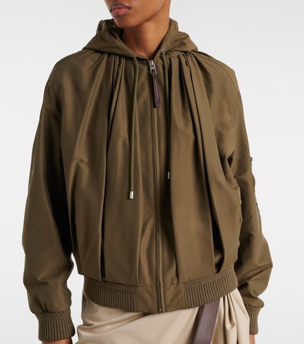 Loewe Gathered cotton-blend jacket - Loewe - Modalova