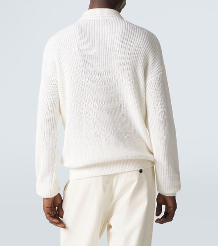 Polo in seta e lino - Ralph Lauren Purple Label - Modalova