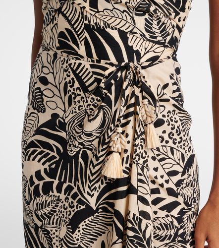 Vestido midi Collina de algodón estampado - Poupette St Barth - Modalova