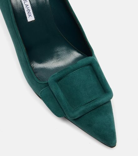 Pumps Maysale 90 aus Veloursleder - Manolo Blahnik - Modalova