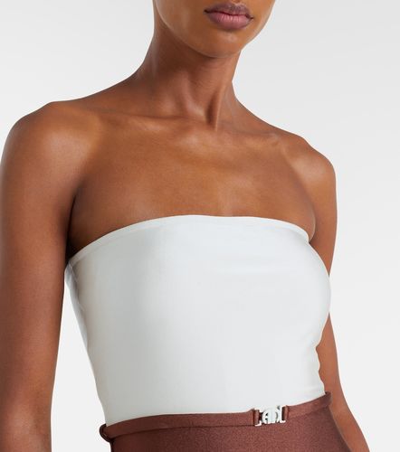 Bicolor belted swimsuit - Adriana Degreas - Modalova