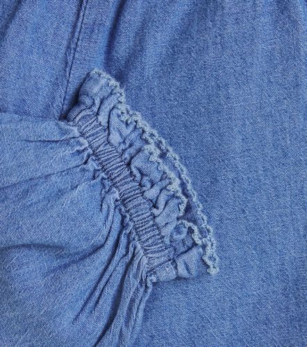 Bebé - pantalones Noodle de chambray de algodón - Bonton - Modalova