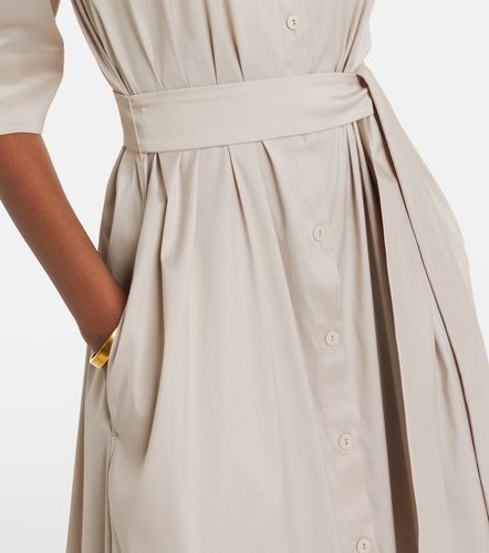 Abito midi Cognac in misto cotone - Max Mara - Modalova