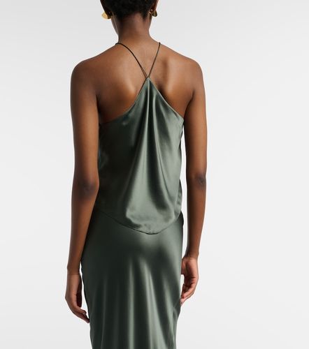 Top halter de charmeuse de seda - The Sei - Modalova