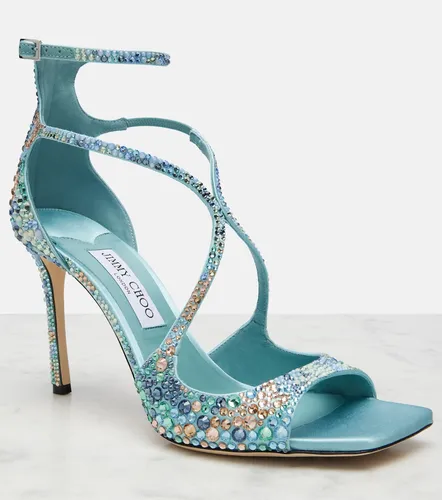 Azia embellished satin sandals - Jimmy Choo - Modalova