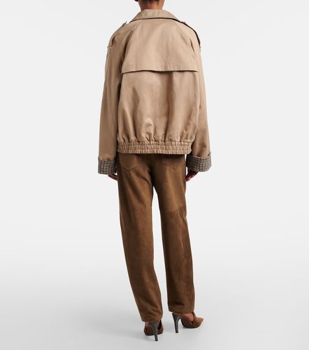 Monili suede straight pants - Brunello Cucinelli - Modalova