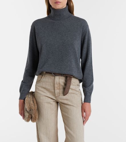 Pullover in cashmere a collo alto - Brunello Cucinelli - Modalova