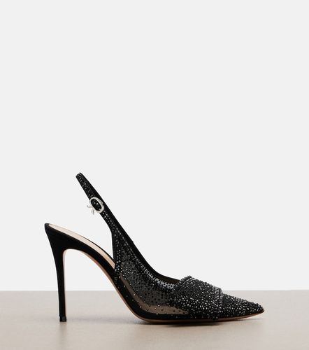 Slingback-Pumps Crystal mit Kristallen - Gianvito Rossi - Modalova