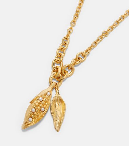 Chloé Collana a catena con perle bijoux - Chloe - Modalova