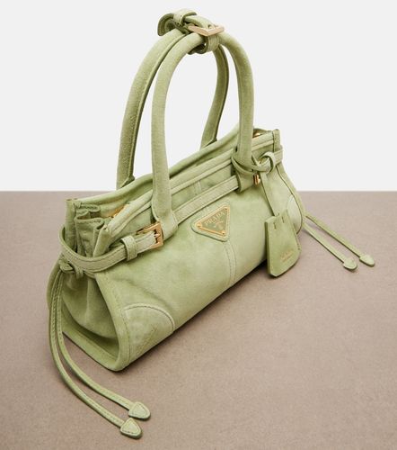 Bonnie Mini suede top-handle bag - Prada - Modalova