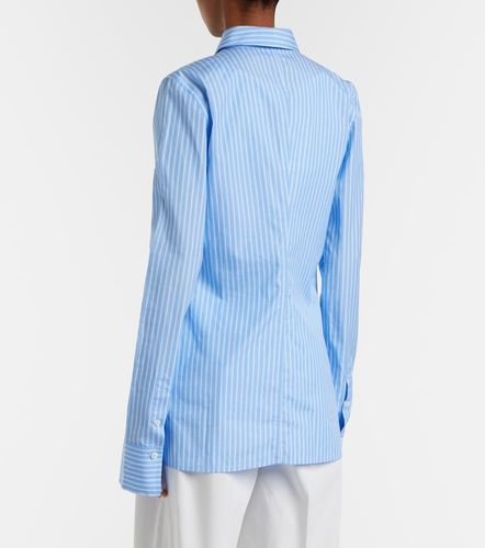 Camisa de popelín de algodón a rayas - Toteme - Modalova