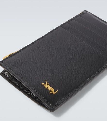 Cassandre leather wallet - Saint Laurent - Modalova