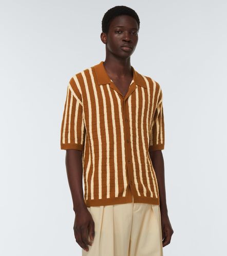 Camisa bowling de lana a rayas - King & Tuckfield - Modalova