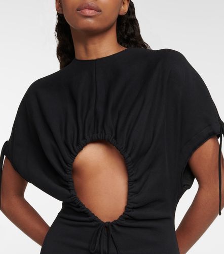 Abito midi in cotone con cut-out - Christopher Kane - Modalova