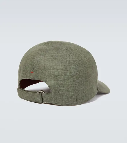 Loro Piana Logo linen hat - Loro Piana - Modalova