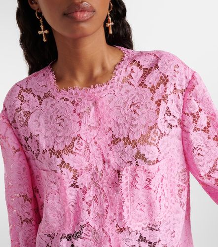 Dolce&Gabbana Abito midi in pizzo - Dolce&Gabbana - Modalova