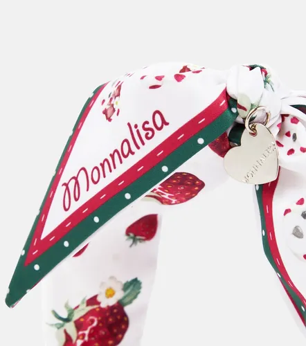 Diadema estampada con lazo - Monnalisa - Modalova