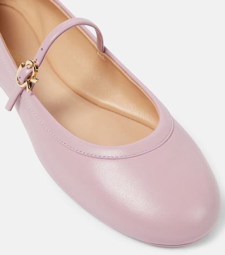 Carla leather Mary Jane flats - Gianvito Rossi - Modalova