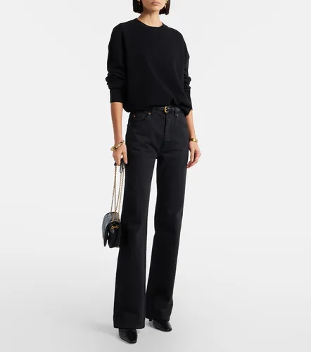 Jill 75 leather ankle boots - Saint Laurent - Modalova