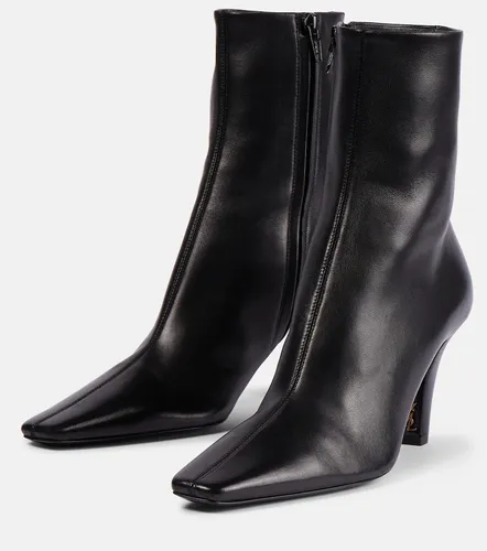 Jill 75 leather ankle boots - Saint Laurent - Modalova
