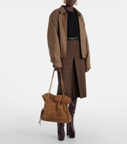 Jamie Shopping Medium suede tote bag - Saint Laurent - Modalova