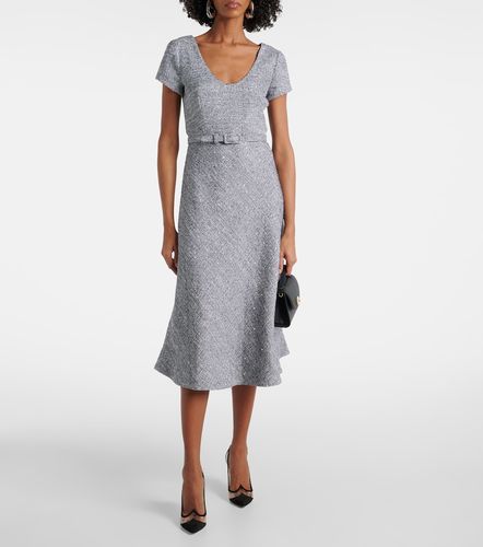 Abito midi in tweed con paillettes - Alessandra Rich - Modalova