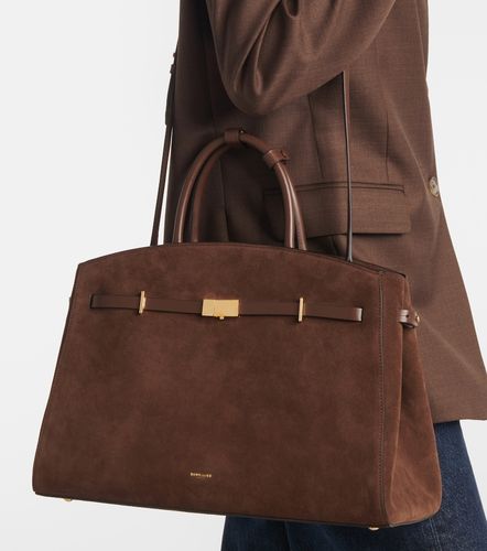 Hudson Small suede top-handle bag - DeMellier - Modalova