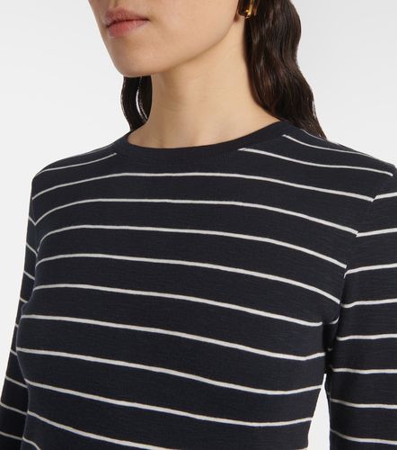 Vince Striped cotton-blend top - Vince - Modalova