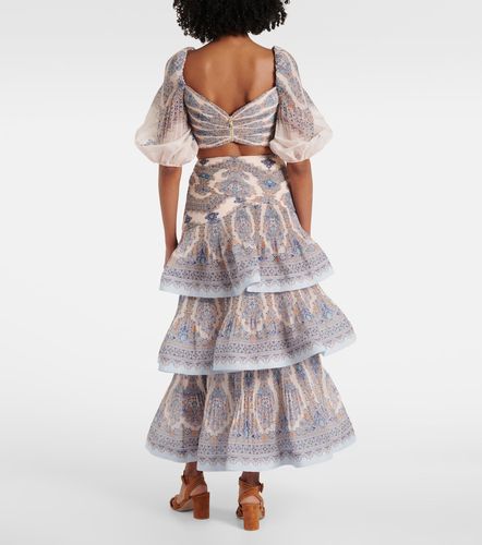 Crop top con mangas abullonadas - Zimmermann - Modalova
